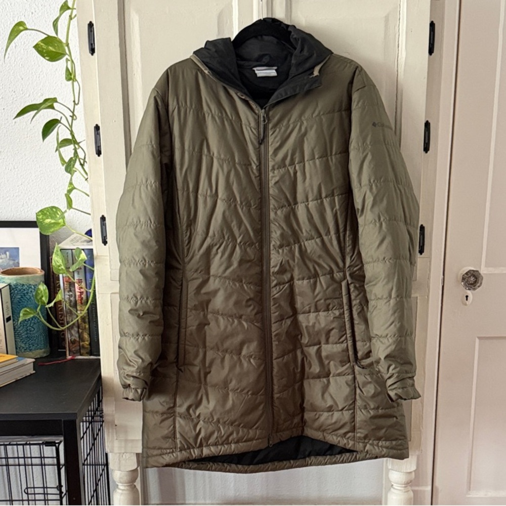 Columbia Women’s Coat Waitsburg Ridge II Long Jacket Army Green